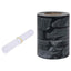 privatlivsliste PVC 35x0,19 m stenlook grå