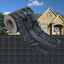 privatlivsliste PVC 35x0,19 m stenlook grå