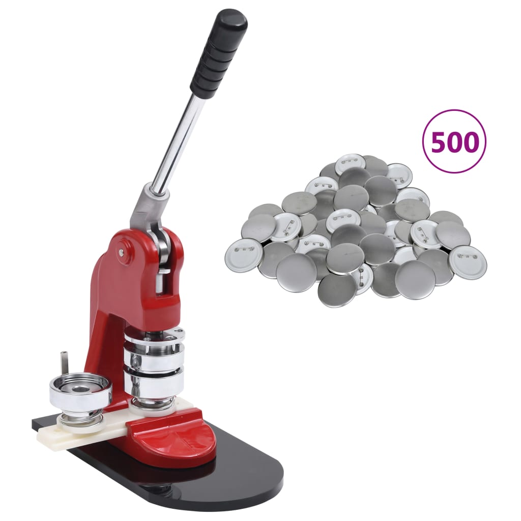 badgemaskine med 500 badges 25 mm billede
