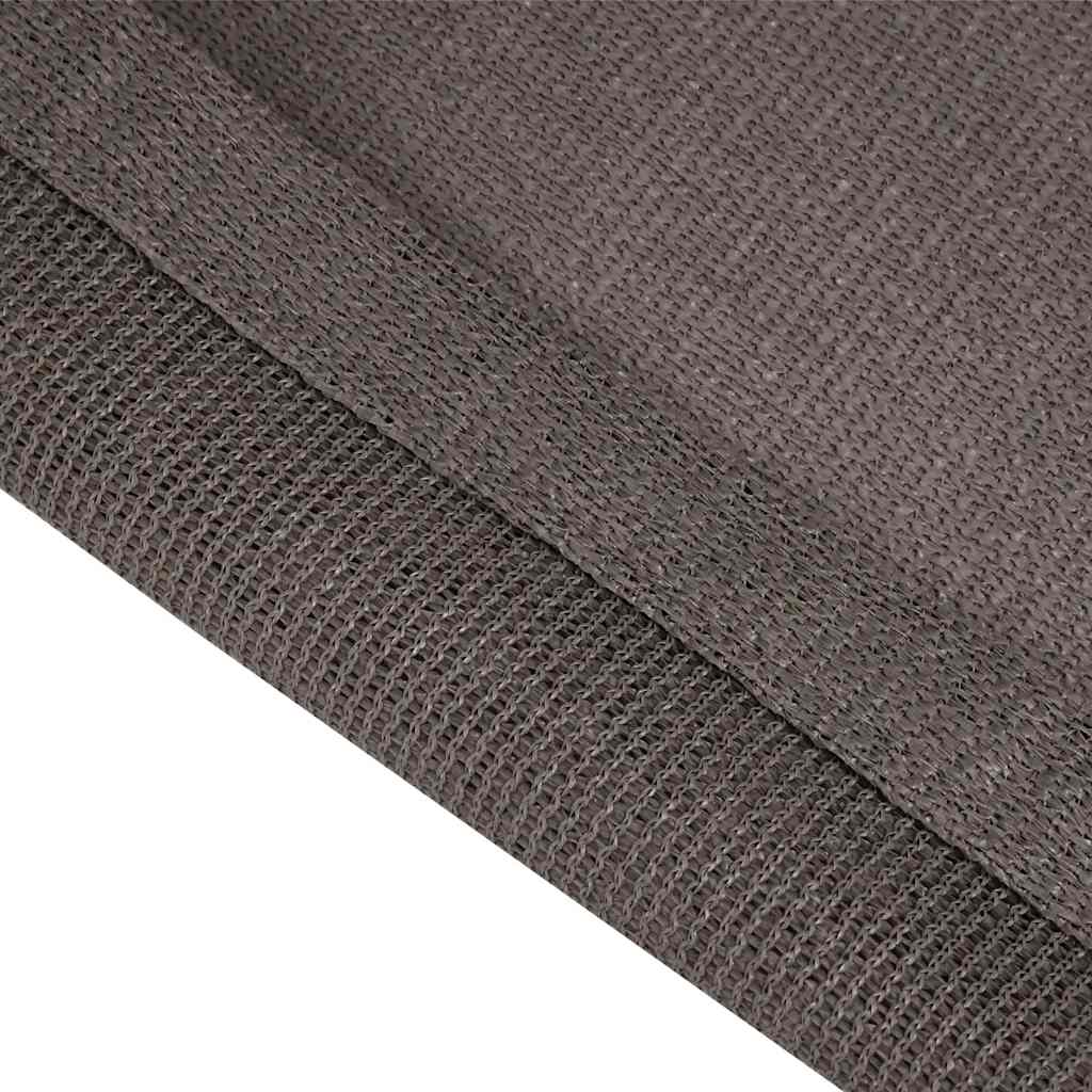 telttæppe 400x800 cm HDPE antracitgrå