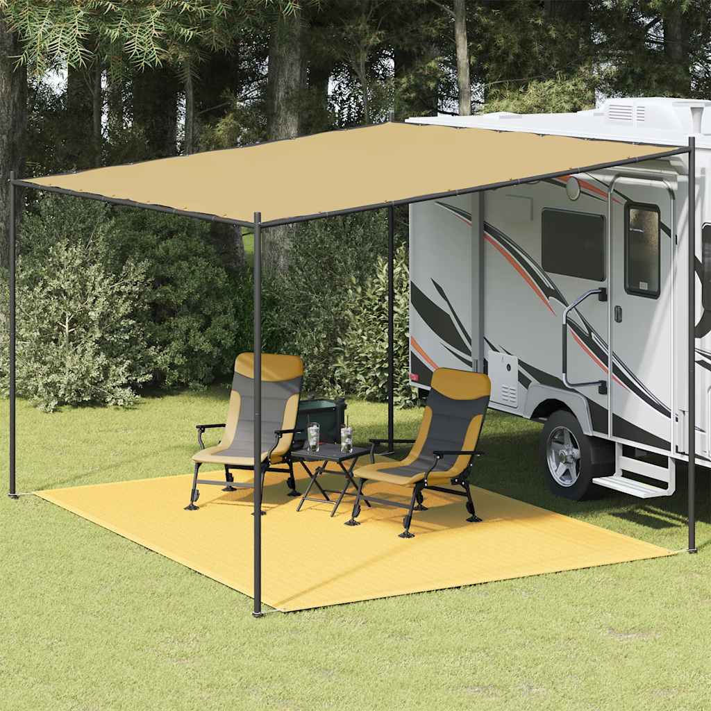 telttæppe 300x400 cm beige billede
