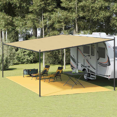 telttæppe 400x800 cm HDPE beige