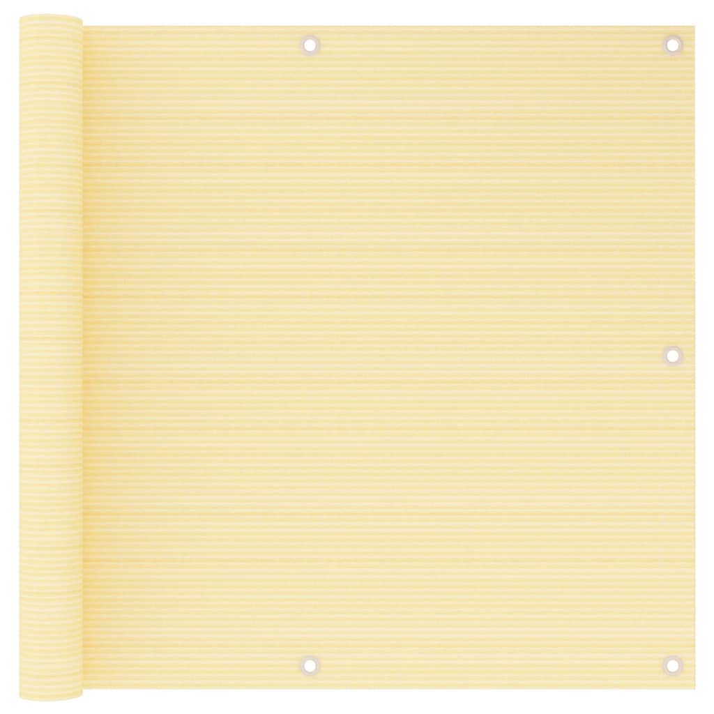 altanafskærmning 90x500 cm HDPE beige