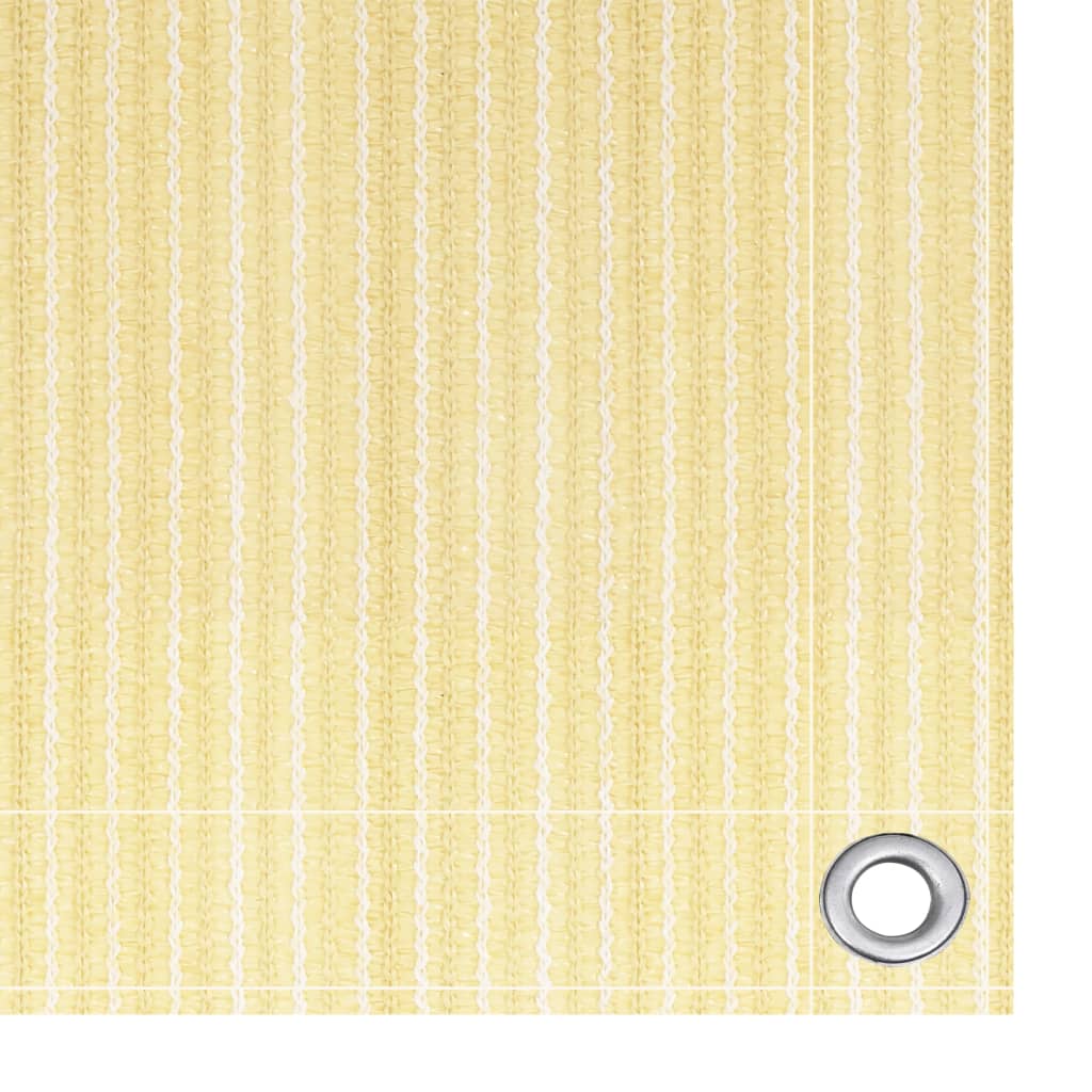 altanafskærmning 120x500 cm HDPE beige