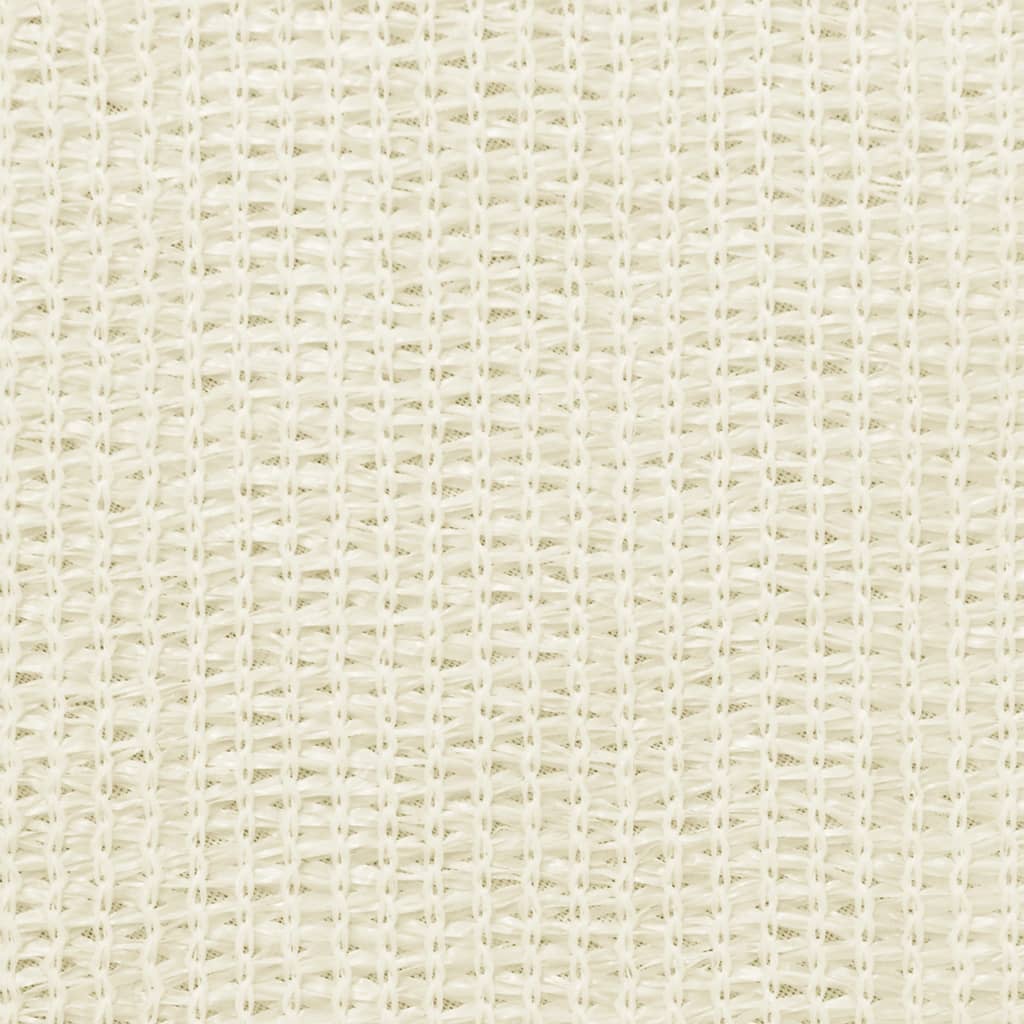 altanafskærmning 75x500 cm HDPE cremefarvet
