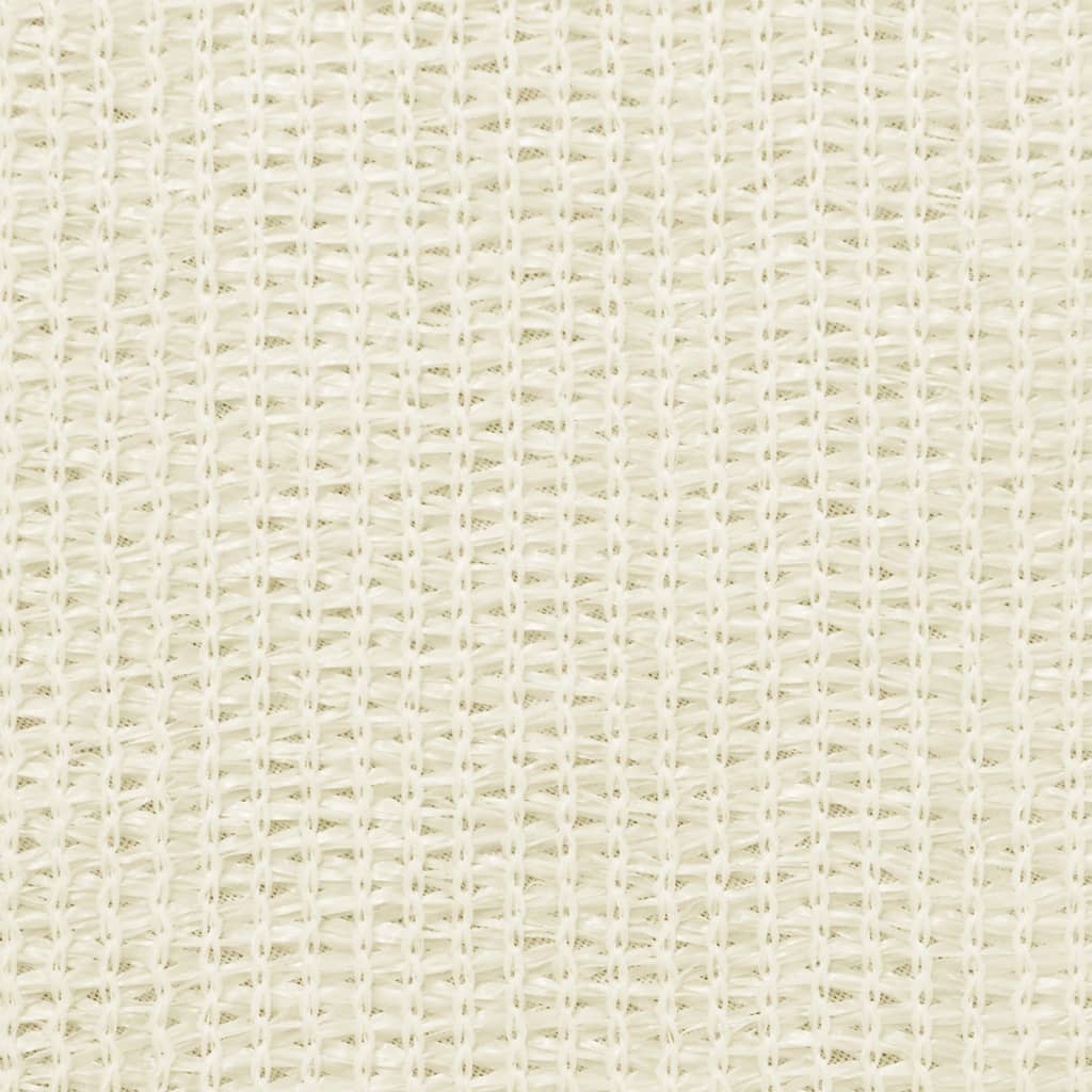 altanafskærmning 120x600 cm HDPE cremefarvet