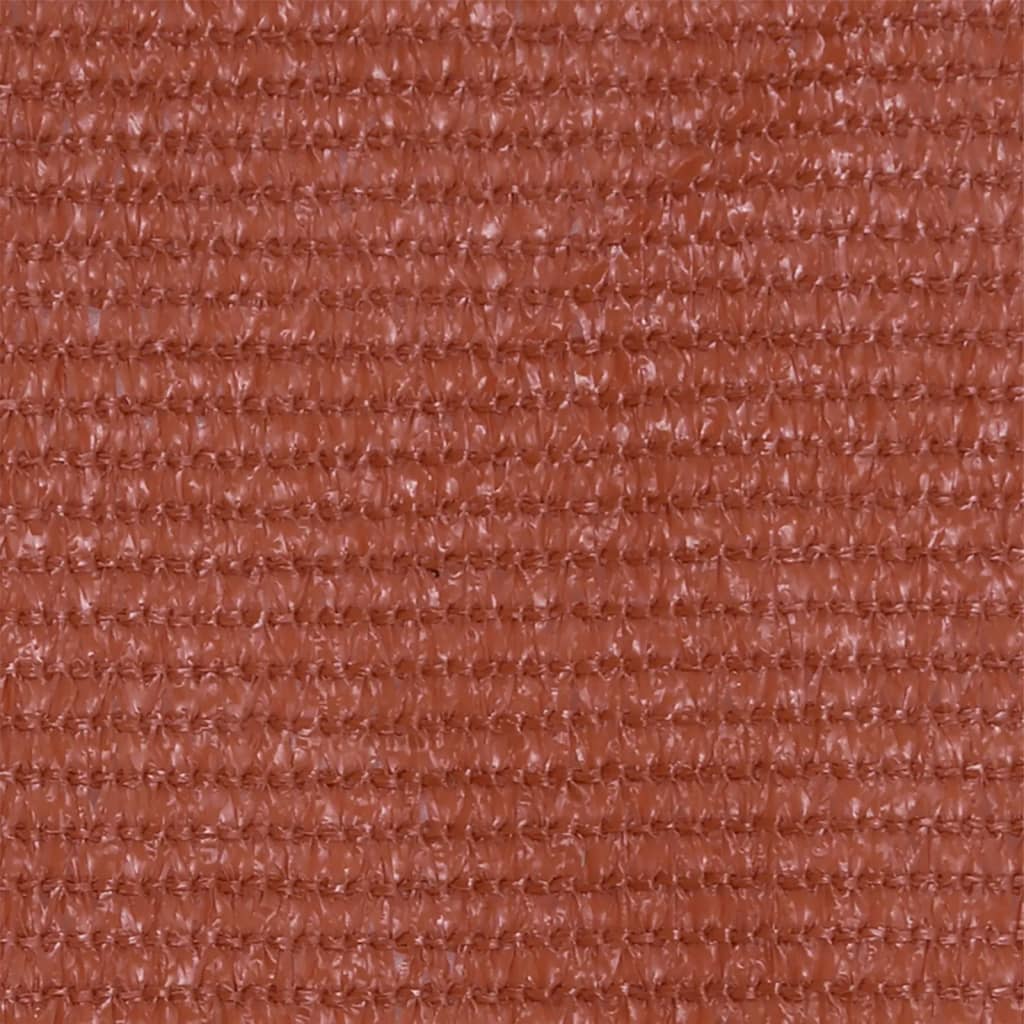 altanafskærmning 90x400 cm HDPE terrakotta