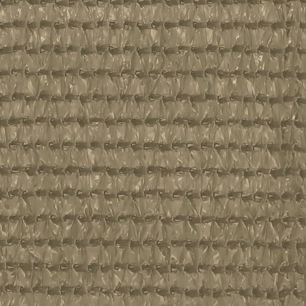 altanafskærmning 120x600 cm HDPE gråbrun
