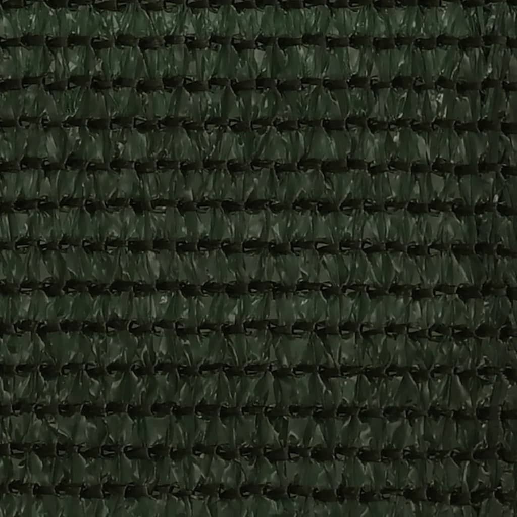 altanafskærmning 75x600 cm HDPE mørkegrøn