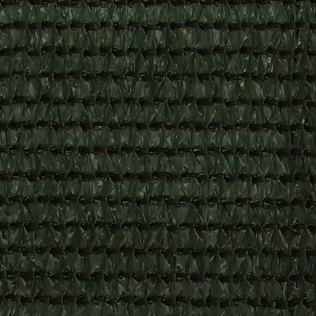 altanafskærmning 120x500 cm HDPE mørkegrøn
