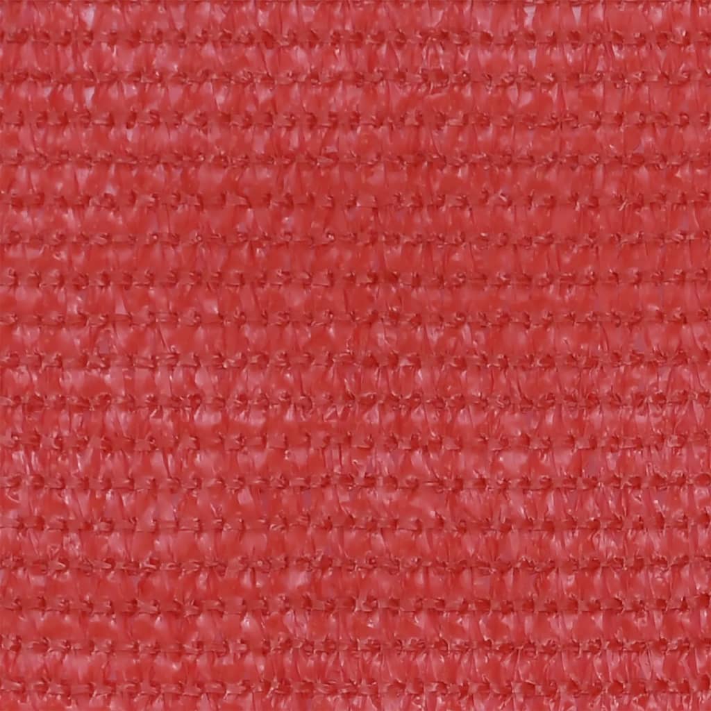 altanafskærmning 120x500 cm HDPE rød