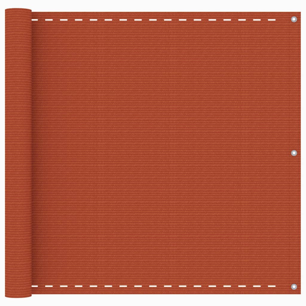 altanafskærmning 90x500 cm HDPE orange billede