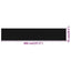 altanafskærmning 75x400 cm HDPE sort