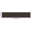 altanafskærmning 75x400 cm HDPE brun