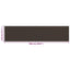 altanafskærmning 120x500 cm HDPE brun