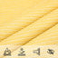 solsejl 160 g/m² 5x5 m HDPE beige