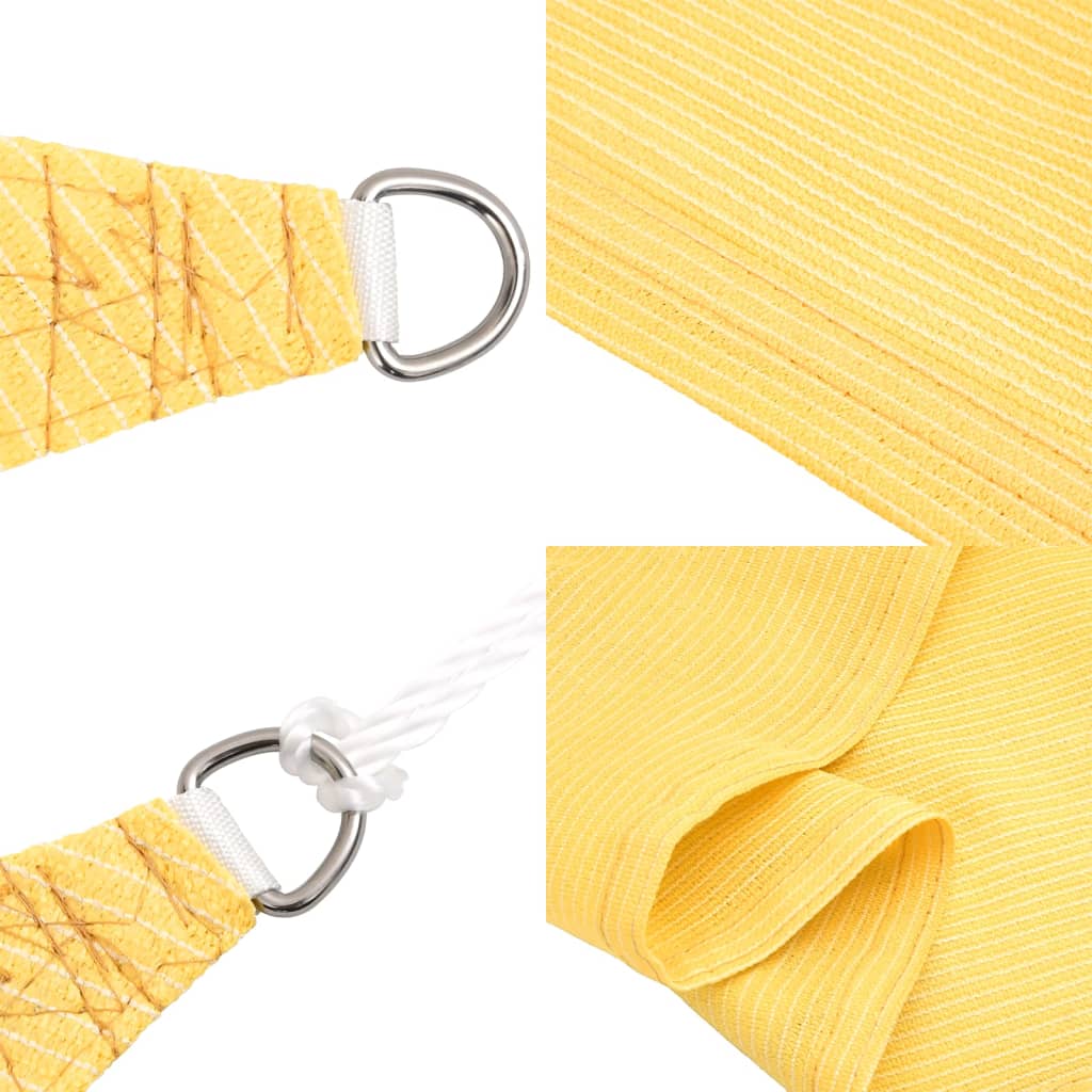 solsejl 160 g/m² 3,5x5 m HDPE beige