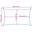 solsejl 160 g/m² 5x8 m HDPE beige