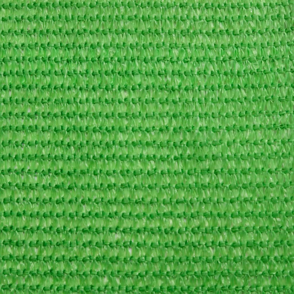 solsejl 4x4 m 160 g/m² HDPE lysegrøn