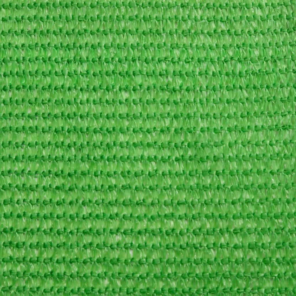 solsejl 2,5x3 m 160 g/m² HDPE lysegrøn