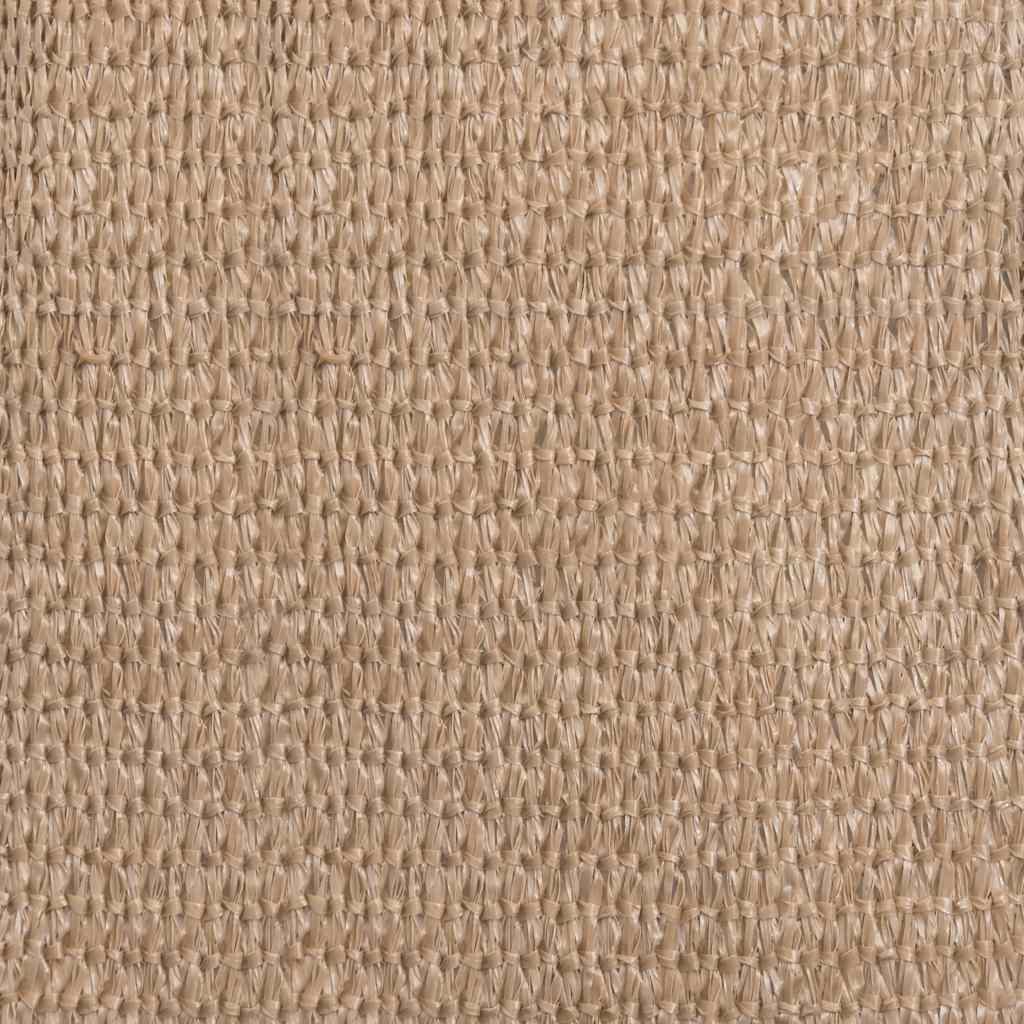 solsejl 2x4 m 160 g/m² HDPE gråbrun