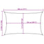 solsejl 160 g/m² 5x8 m HDPE gråbrun