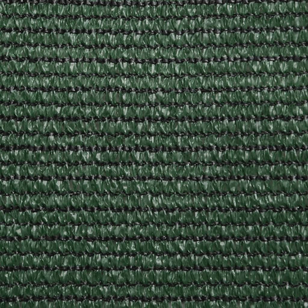 solsejl 2x2 m 160 g/m² HDPE mørkegrøn