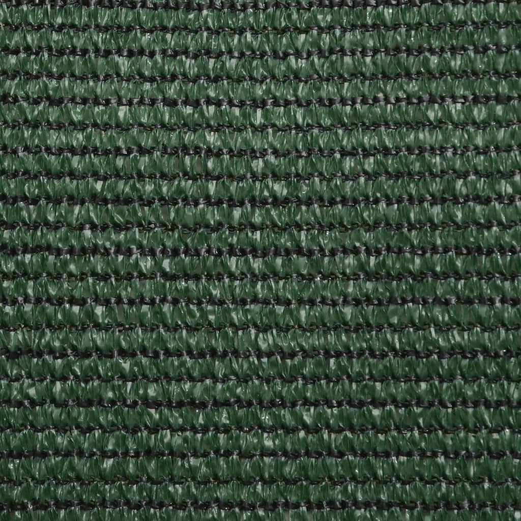 solsejl 3x3 m 160 g/m² HDPE mørkegrøn