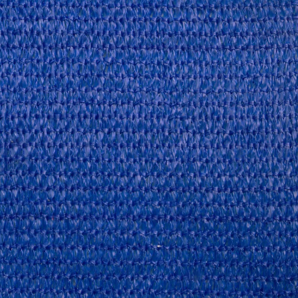 solsejl 2x4 m 160 g/m² HDPE blå