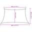 solsejl 3/4x2 m 160 g/m² HDPE blå