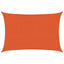 solsejl 2x2,5 m 160 g/m² HDPE orange