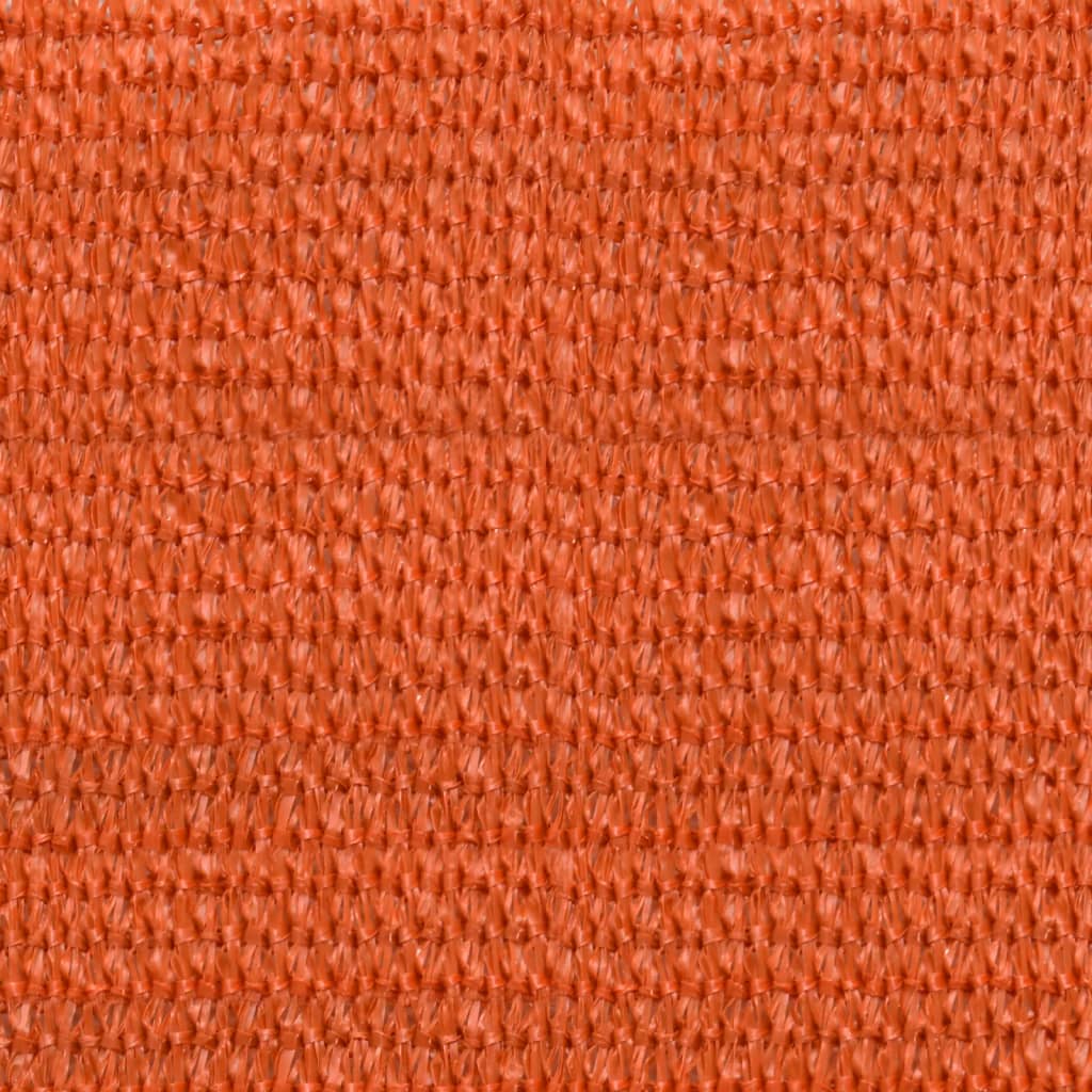 solsejl 2,5x3 m 160 g/m² HDPE orange