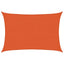 solsejl 2,5x4 m 160 g/m² HDPE orange