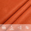 solsejl 2,5x4 m 160 g/m² HDPE orange
