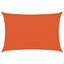 solsejl 160 g/m² 3,5x4,5 m HDPE orange