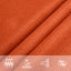 solsejl 160 g/m² 3,5x5 m HDPE orange