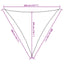 solsejl 3,6x3,6x3,6 m 160 g/m² trekantet HDPE orange