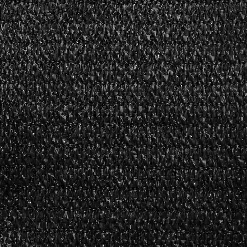 solsejl 3x4x5 m 160 g/m² HDPE sort