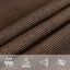 solsejl 2,5x2,5 m 160 g/m² HDPE brun