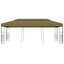 pavillon 6x3x2,7 m 180 g/m² gråbrun