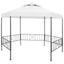 havepavillon 323x275x265 cm 180 g/m² hvid