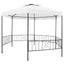 havepavillon 323x275x265 cm 180 g/m² hvid