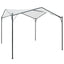 havepavillon 3x3x2,6 m 180 g/m² hvid