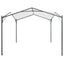 havepavillon 3x3x2,6 m 180 g/m² hvid