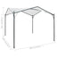 havepavillon 3x3x2,6 m 180 g/m² hvid
