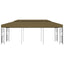 pavillon 6x3 m 180 g/m² gråbrun