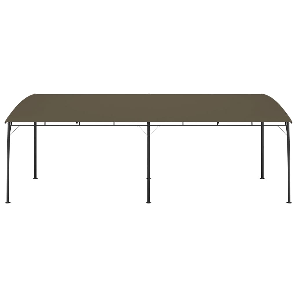 havemarkise 6x3x2,55 m gråbrun