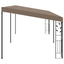 vægmonteret pavillon 6x3x2,5 m gråbrun