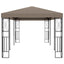 pavillon 6x3 m stof gråbrun