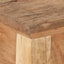 konsolbord 90,5x30x75 cm massivt akacietræ og genbrugstræ